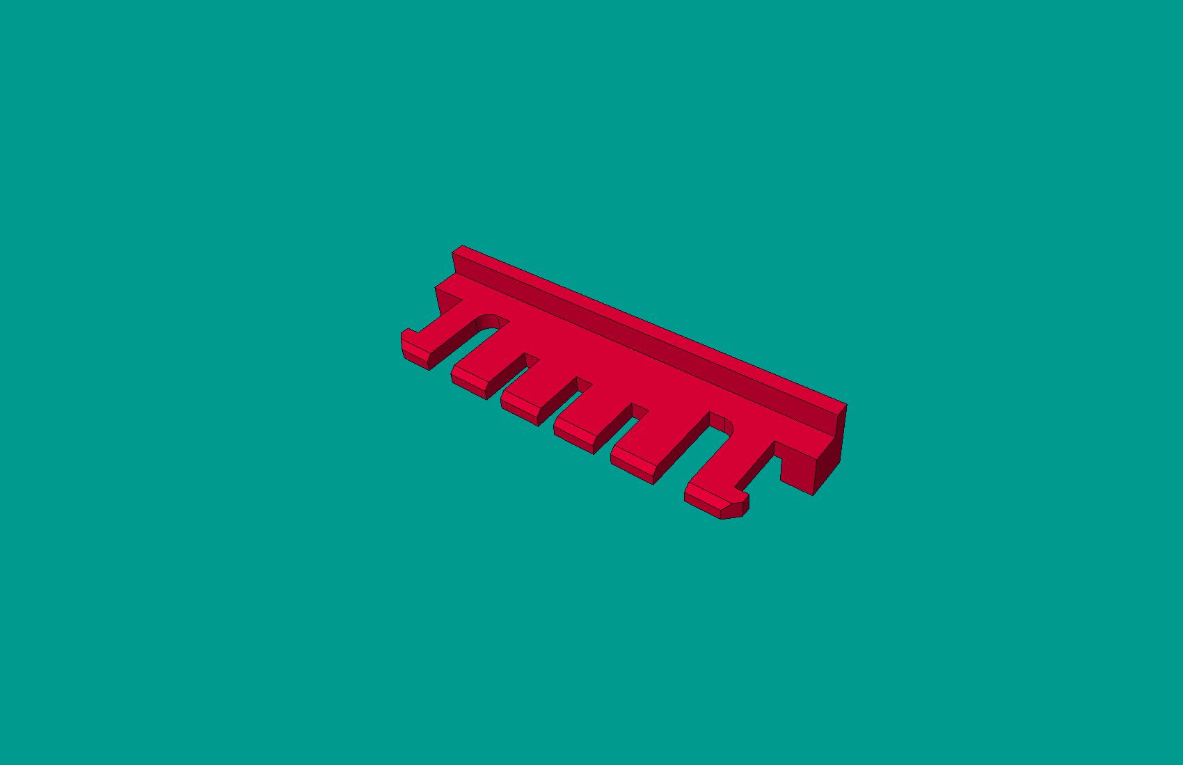 2.0間距，A2008S-6鎖片紅色