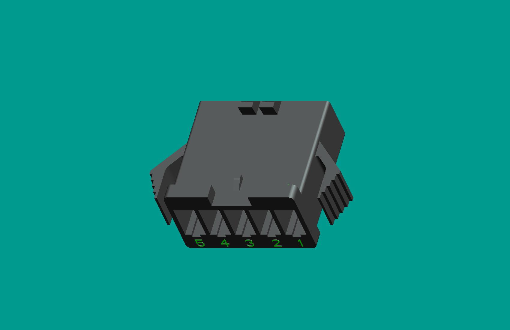 SMP-5孔塑殼C型黑色