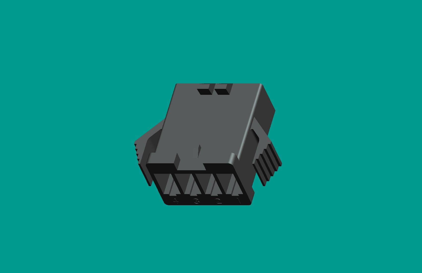 SMP-4孔塑殼C型黑色