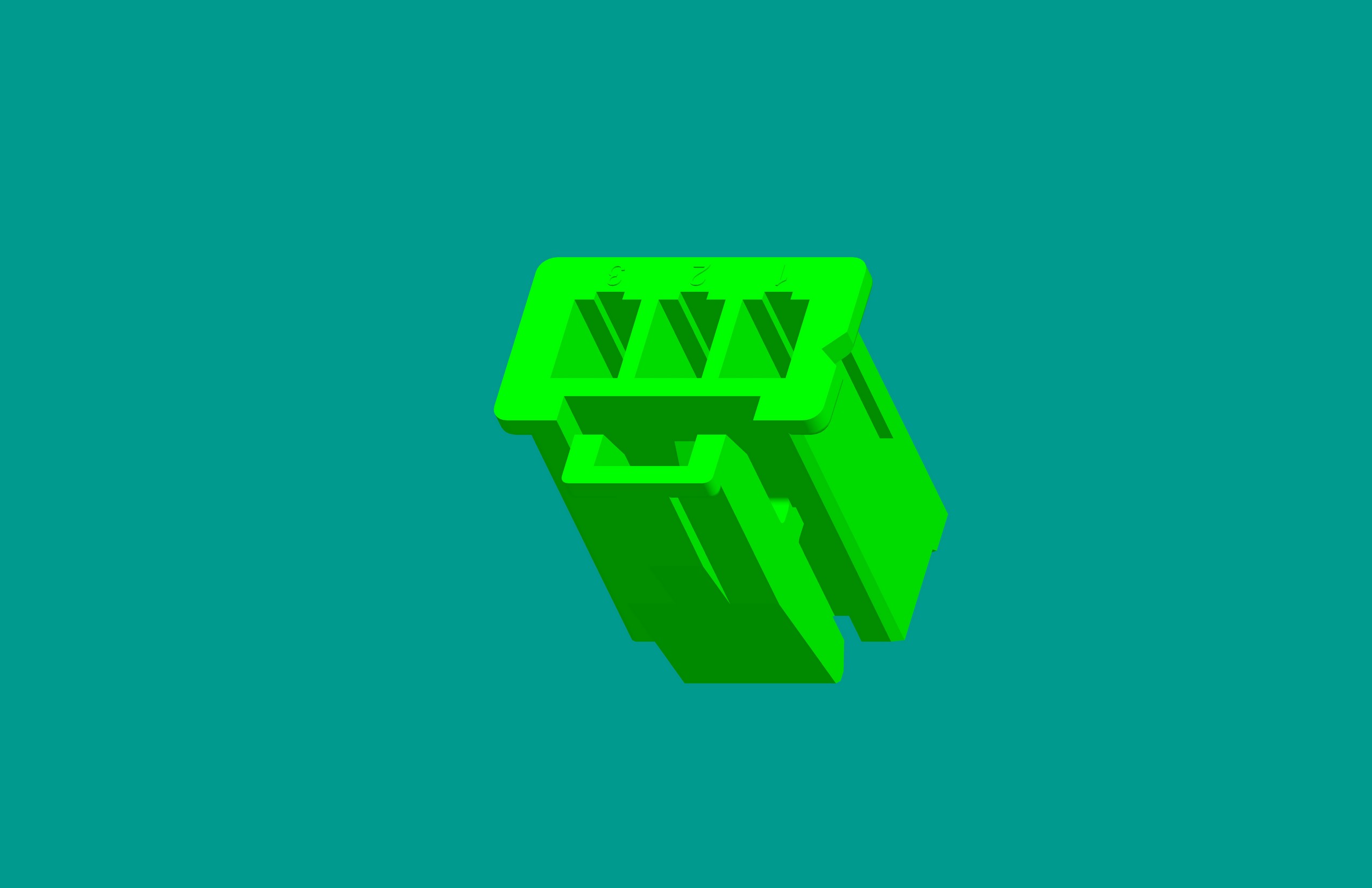 XA-3Y插頭/綠色/