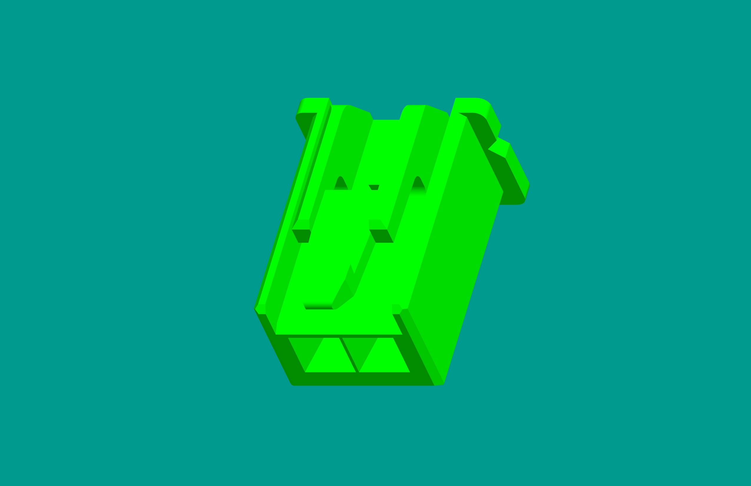 XM-2P插頭/綠色/