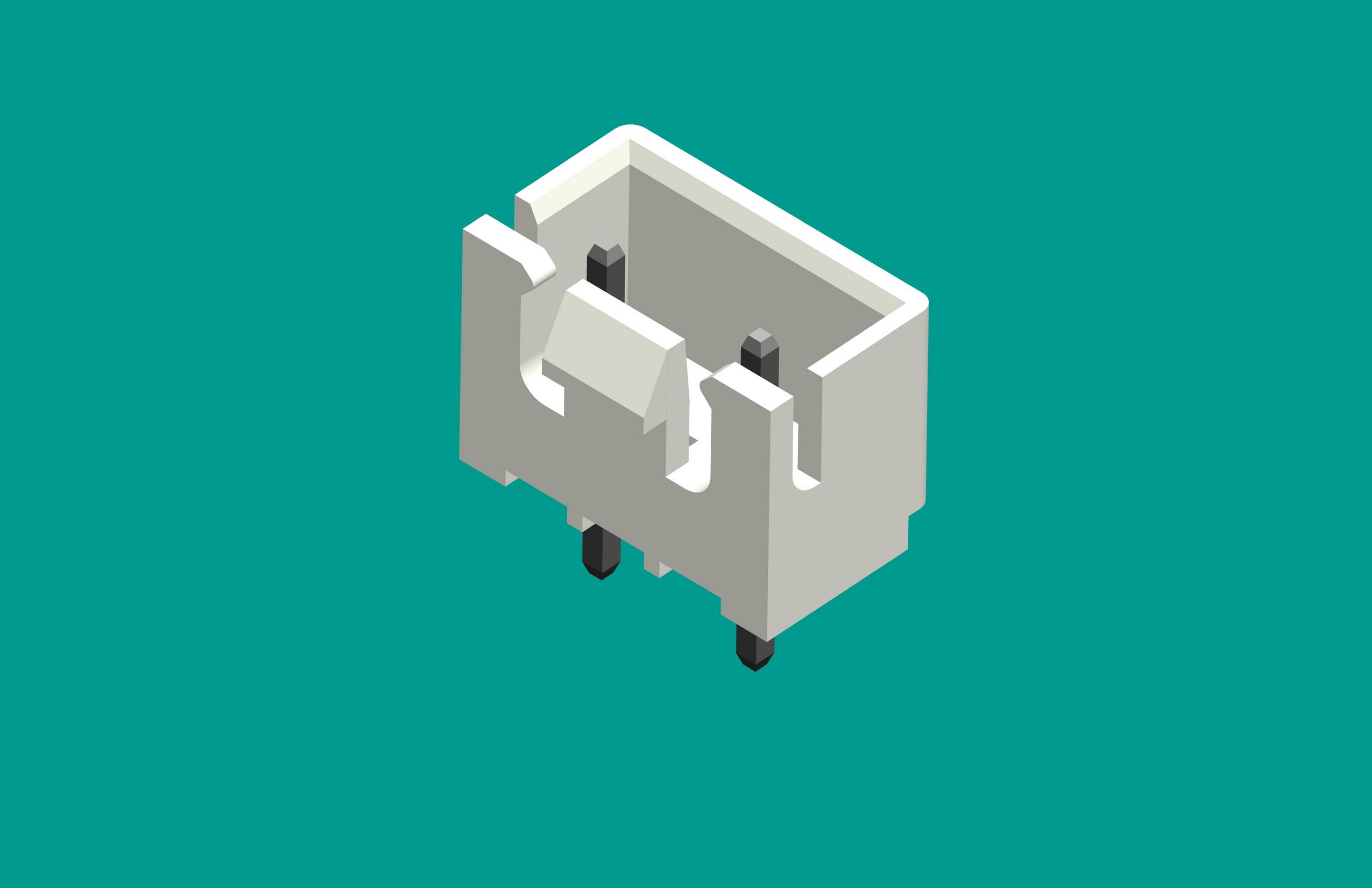 XH-3A2(帶扣）（白色）(雙卡點）(缺第2針)