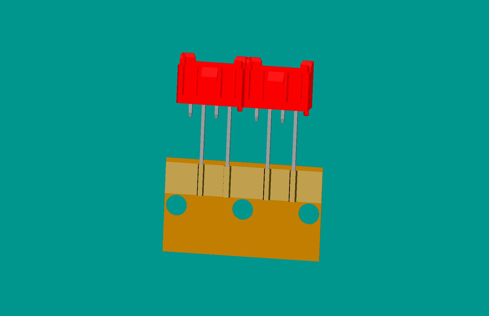 XH-4A全包編帶針座(1、3長(zhǎng)針)(紅色)普通PA66