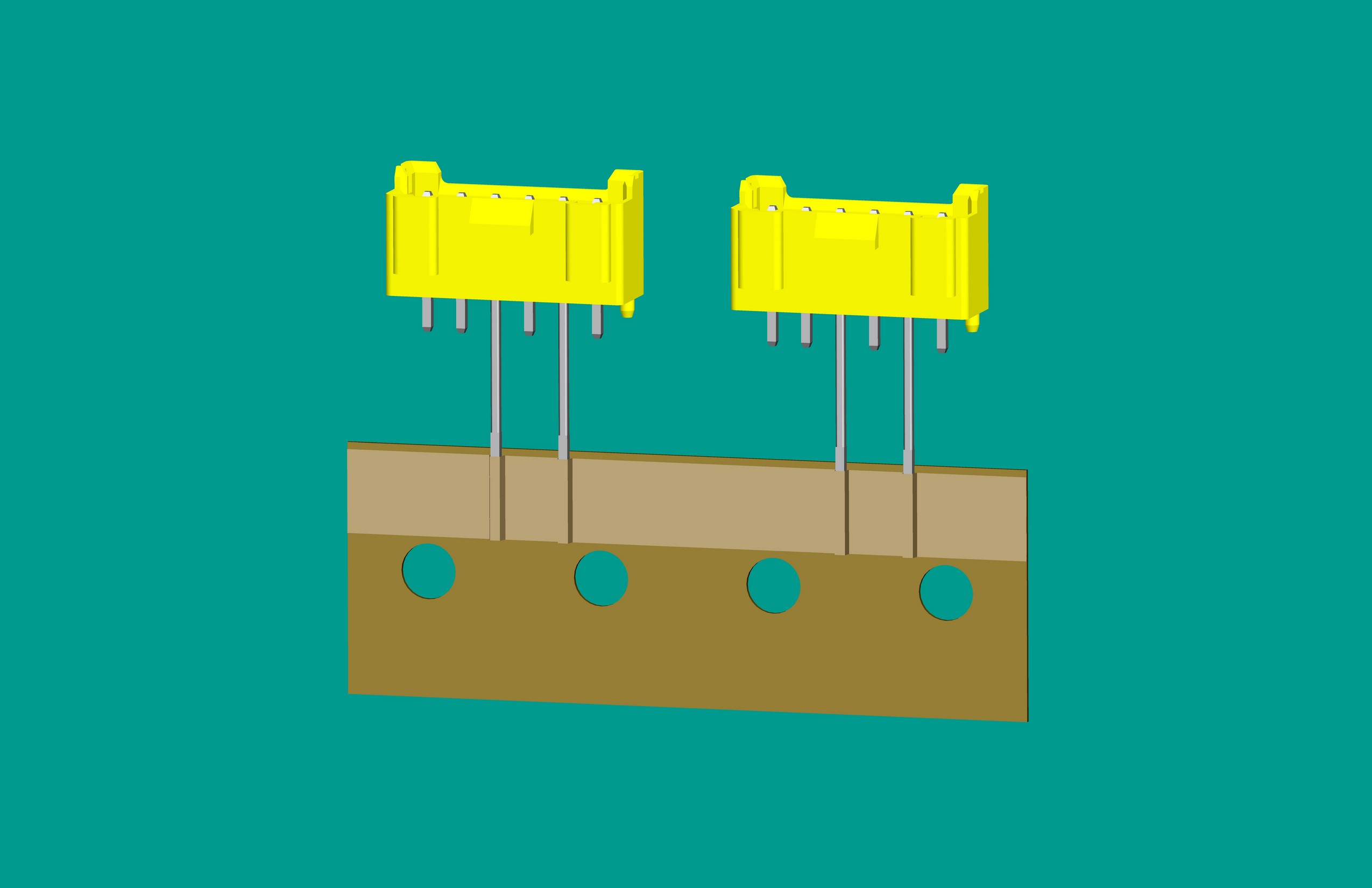 XH-6A全包編帶立式針座黃色/(2、4長(zhǎng)針)普通PA66
