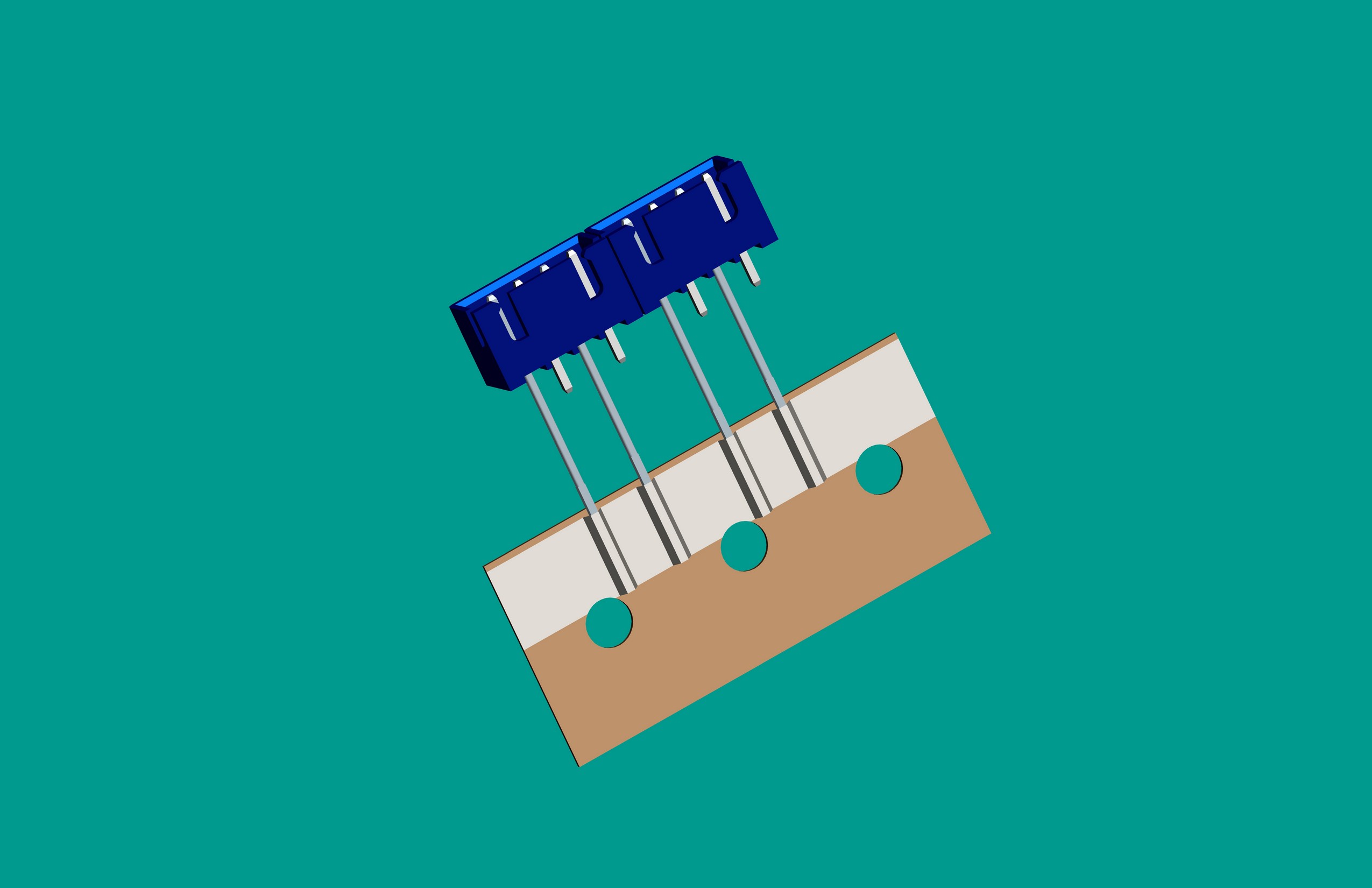 XH-4A立式針座藍色/編帶/（1，3短針）