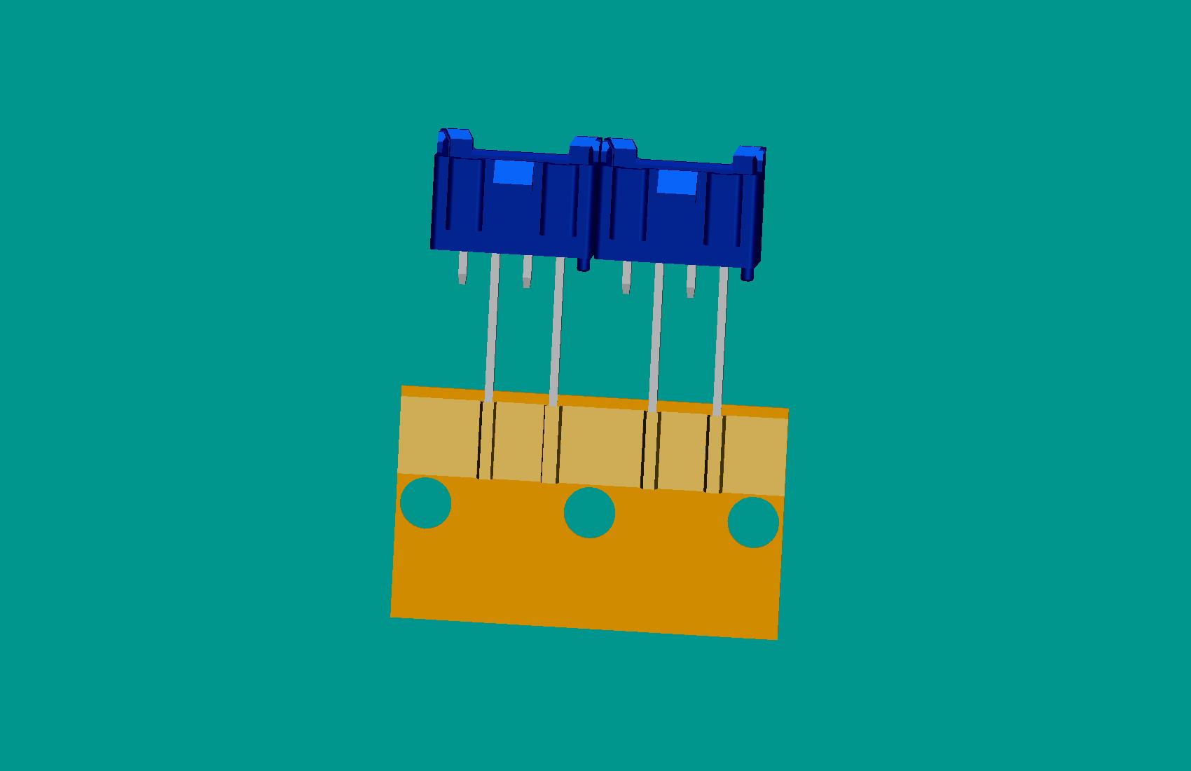 XH-4A全包編帶針座(1、3長針)(藍色)普通PA66