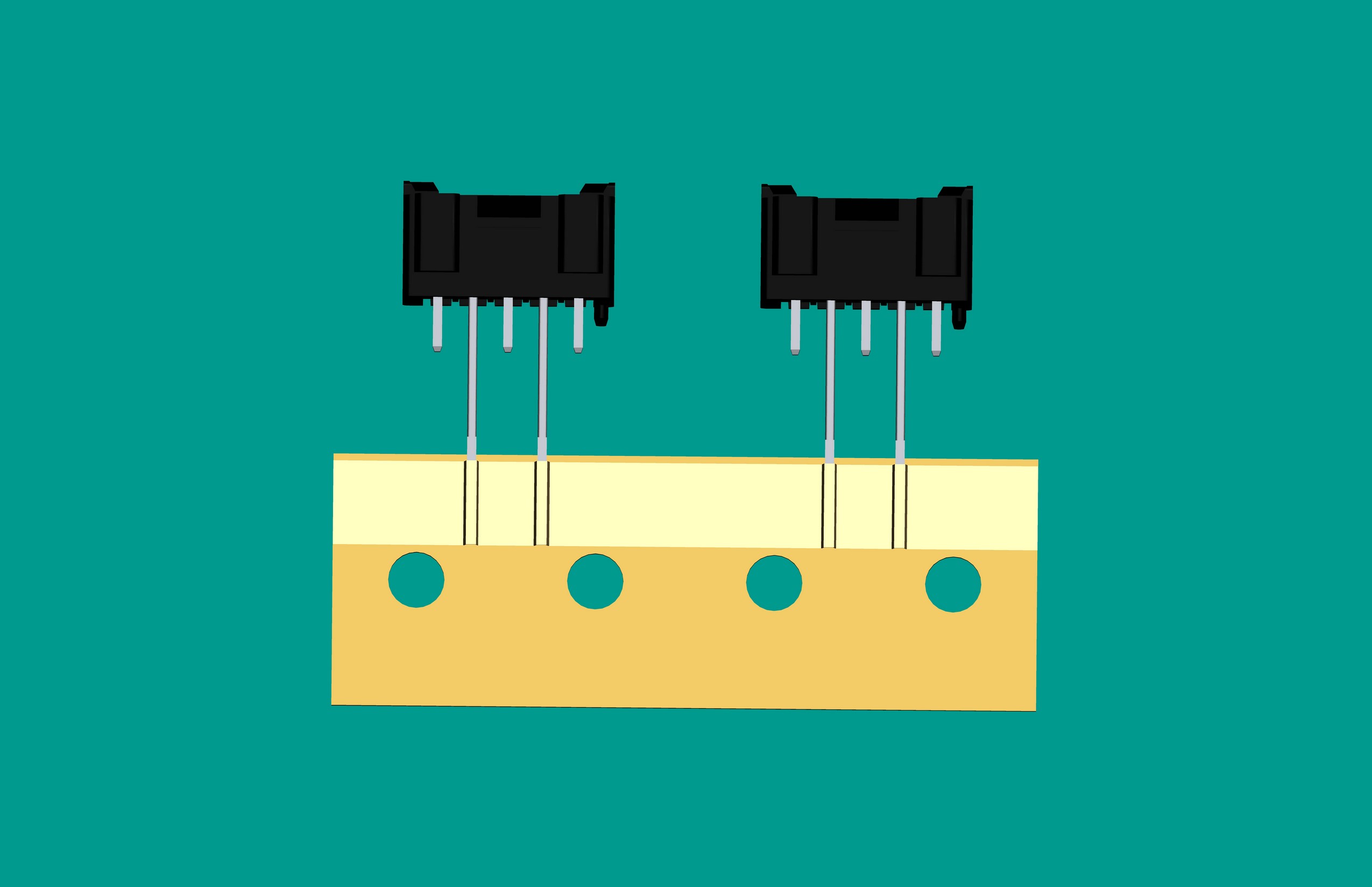 XH-5A全包編帶立式針座黑色/(2、4長針)普通PA66