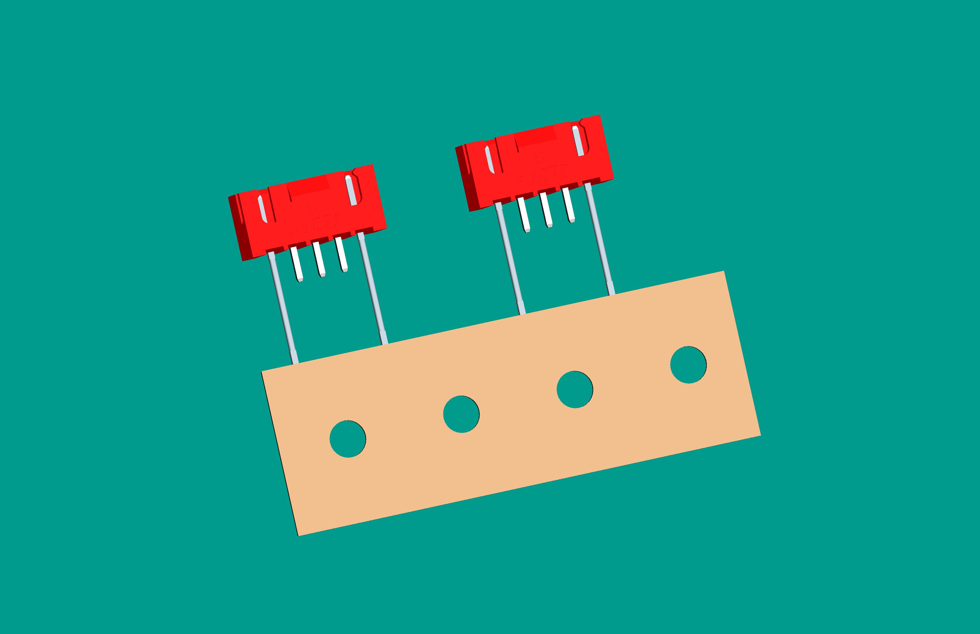 XH-5A(帶扣)立式針座紅色/編帶(1、5長針，反向，12mm）