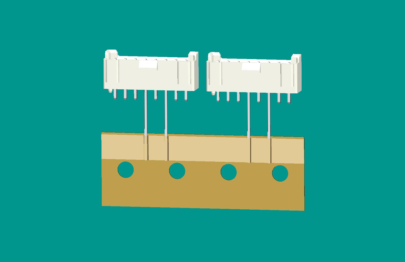 XH-8A(反定位)全包編帶立式針座白色/(3、5長針)普通PA66