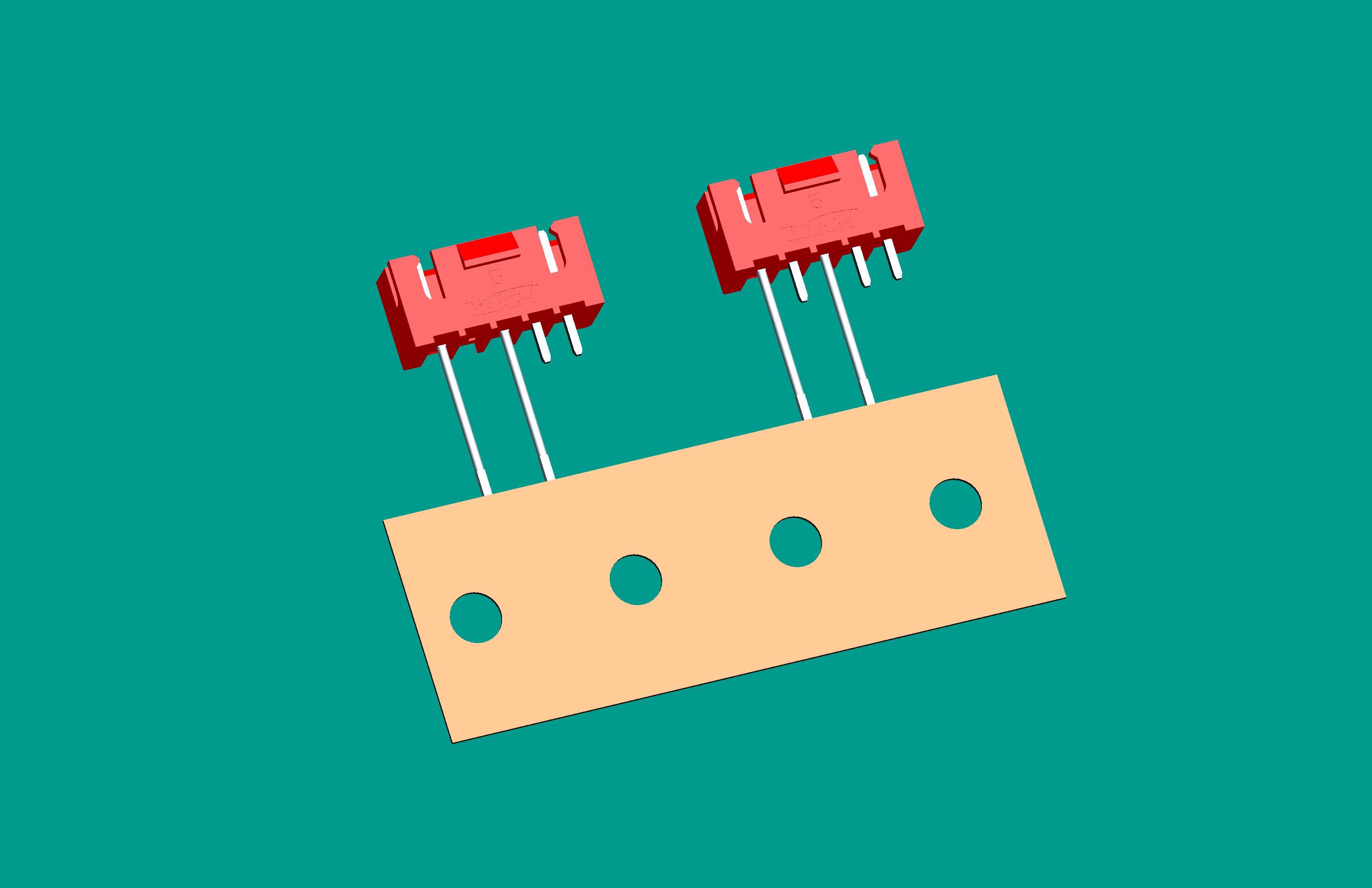 XH-5A(帶扣)立式針座黑色/編帶(2、4長針，反向，12mm）短針外漏2.5mm