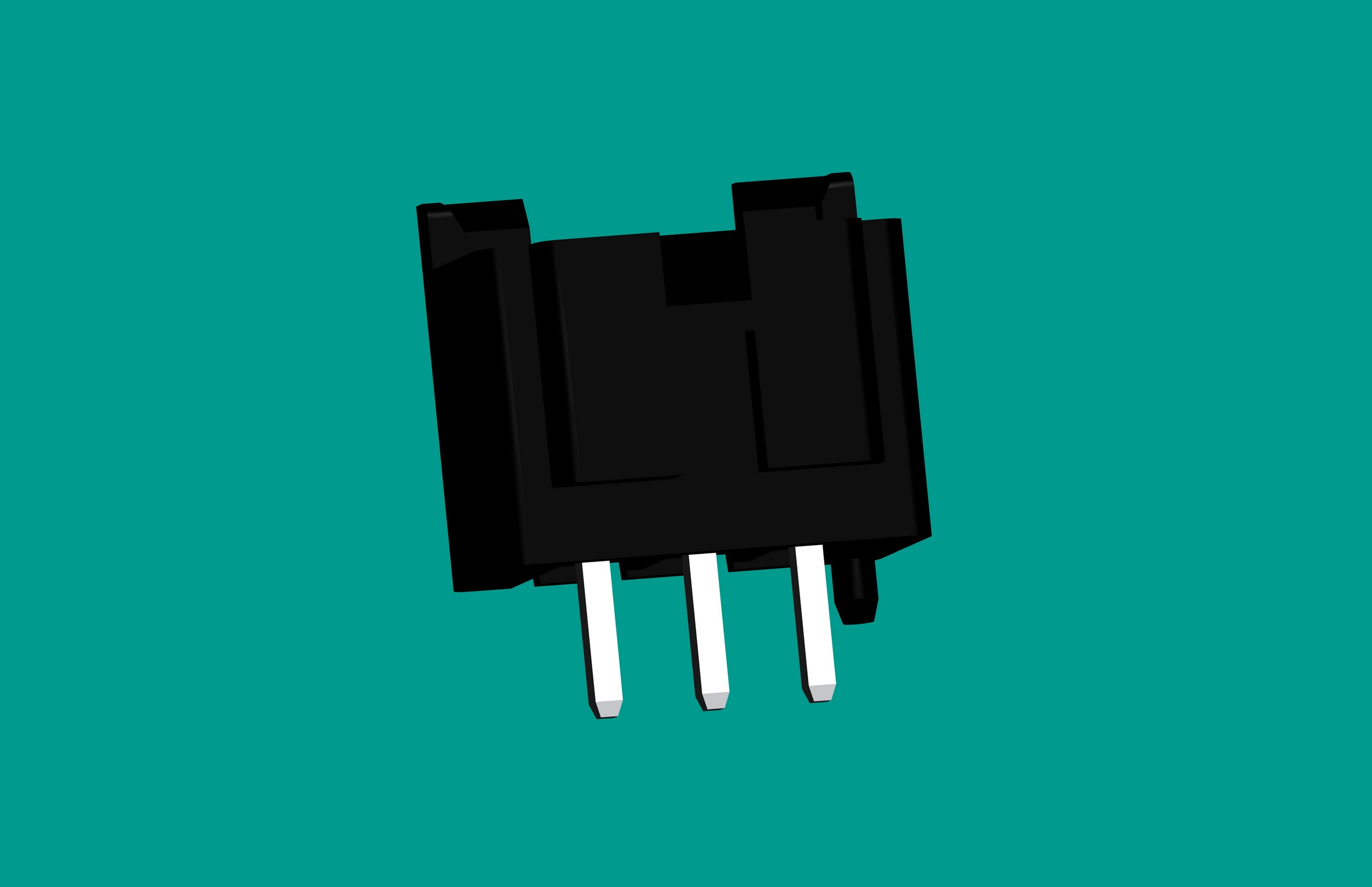 B3B-XH-K3立式針座黑色/普通PA66/海爾