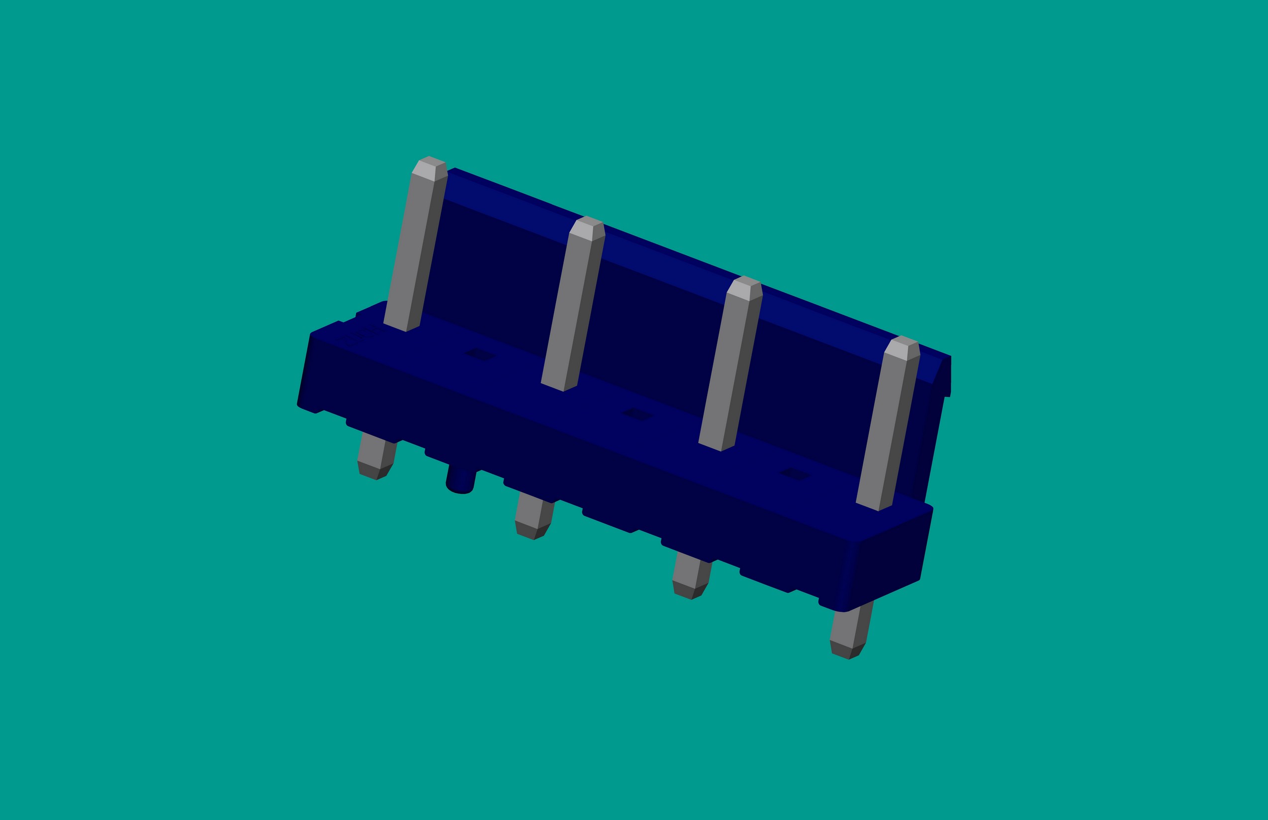 VH7A半包(缺2、4、6針)藍(lán)色帶定位針座