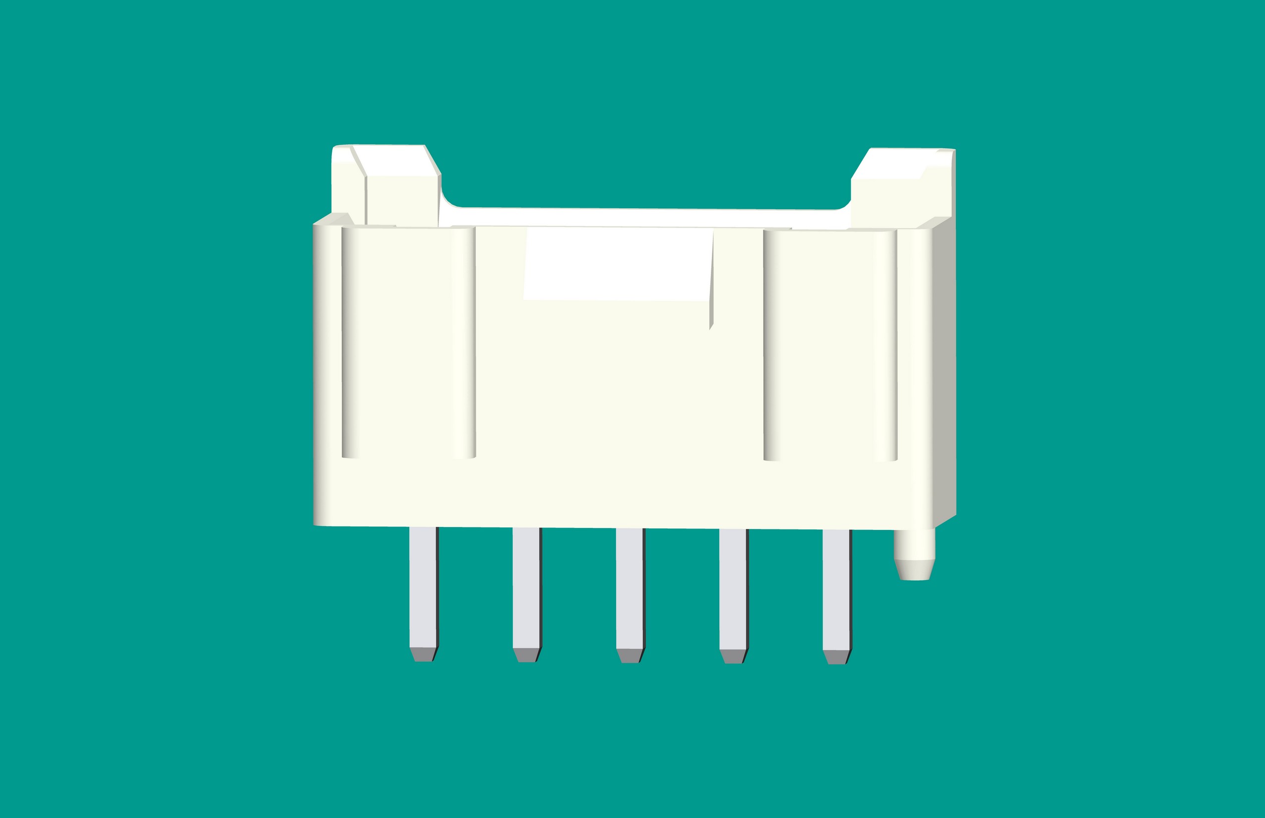 B5B-XH-K3立式針座白色/普通PA66/海爾