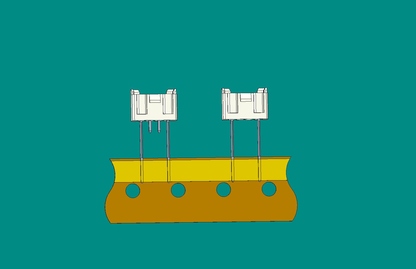 XH-4A全包非限位編帶正向（1、4長針）(白色)普通PA66/奧克斯